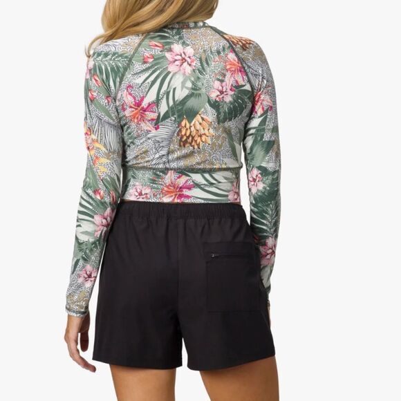 WOMEN’S LONG SLEEVE CROPPED PERFORMANCE SURF SHIRT BY REEF HAS UPF 40 INC NWT - Picture 2 of 10